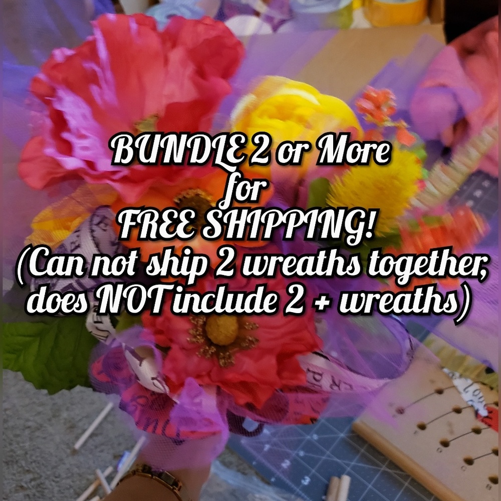 Bundle 2 or more for FREE SHIPPING + 10% DISCOUNT!